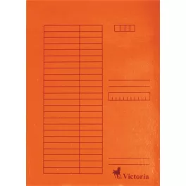 Victoria Iratgyűjtő Papír A/4 Narancs 5 Darab/Csomag