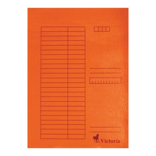 Victoria Iratgyűjtő Papír A/4 Narancs 5 Darab/Csomag