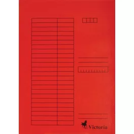Victoria Iratgyűjtő Papír A/4 Piros 5 Darab/Csomag