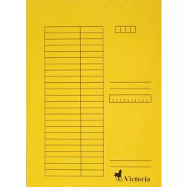 Victoria Iratgyűjtő Papír A/4 Sárga 5 Darab/Csomag