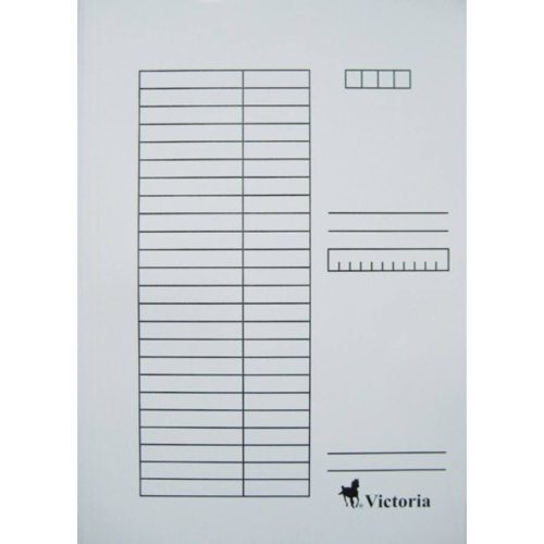 Victoria Iratgyűjtő Papír A/4 Fehér 25 Darab/Csomag