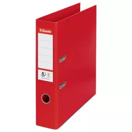   Esselte Iratrendező A/4 75Mm Standard, PP/PP, Élvédő Sínnel Piros