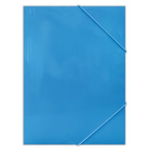 OfficeArt Gumis Mappa A/4 300 g Kék Karton Fényes Borító