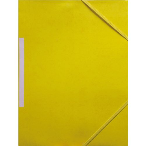 OfficeArt Gumis Mappa A/4 Prespán Mintás Citromsárga