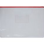 OfficeArt Irattartó Tasak A/4 Zipzáras Áttetszű Testű