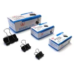 OfficeArt Bindercsipesz 15 mm Fekete 12 Db/Doboz Nem Rozsdásodik