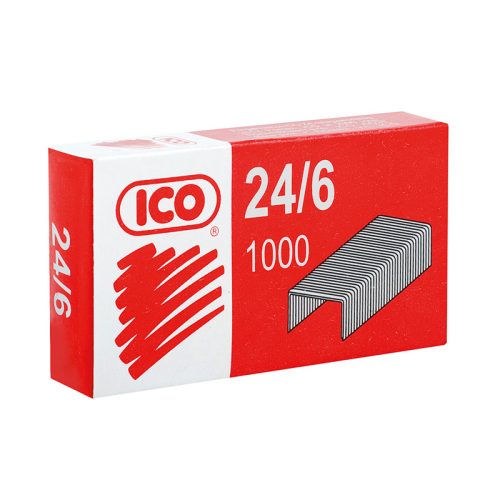 Ico Tűzőkapocs 24/6 10 doboz/Csomag