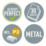 Leitz WOW Tűzőgép Nexxt 30 Lap Fekete