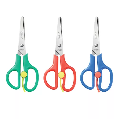 Herlitz Iskolai Olló Tompa 13Cm Jobbkezes Vágáskönnyítővel