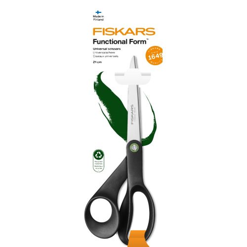 Fiskars Functional Form Renew Olló 21 cm Fekete