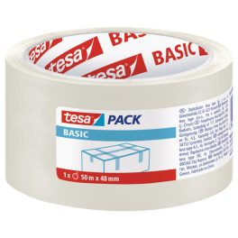   Tesa Csomagolószalag Basic 58572 48 mm x 50 m Átlátszó Erős Tapadás