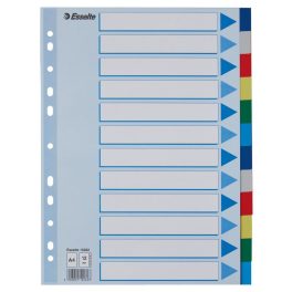 Esselte Elválasztólap A/4 Műanyag 12R