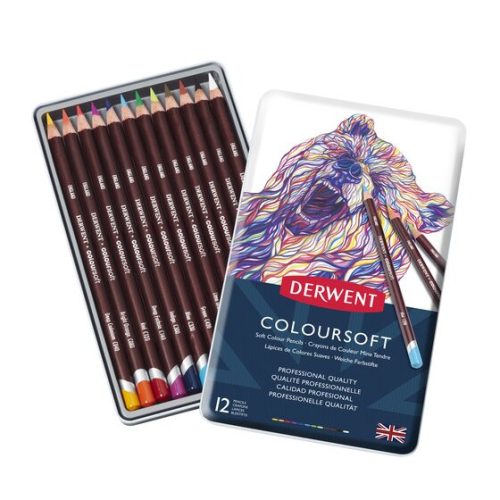 Derwent Coloursoft Színesceruza Készlet 12 Darabos