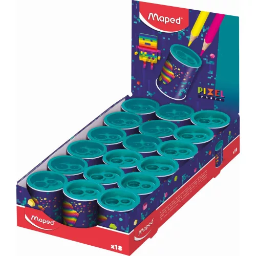 Maped Hegyező Kétlyukú Tartályos Pixel Party