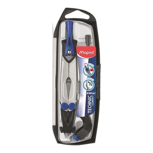 Maped Körző Készlet 4 Darab/Készlet Grafit Pótheggyel Hegyezővel Technic Compact