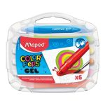 Maped Color Peps Gel Zsírkréta Kitekerhető 6 Különböző Szín