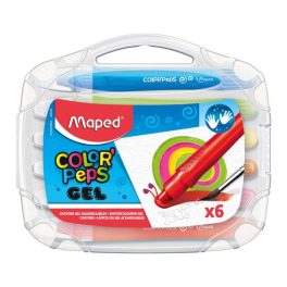   Maped Color Peps Gel Zsírkréta Kitekerhető 6 Különböző Szín