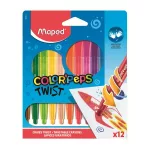Maped Color Peps Zsírkréta Kitekerhető 12 Különböző Szín