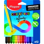 Maped Color Peps Infinity Háromszögletű Ceruza Készlet 12 Szín