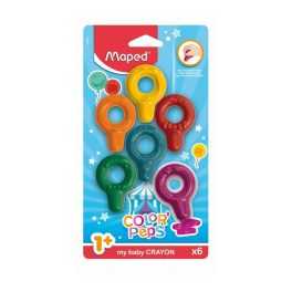 Maped Color Peps Baby Zsírkréta 6 Különböző Szín