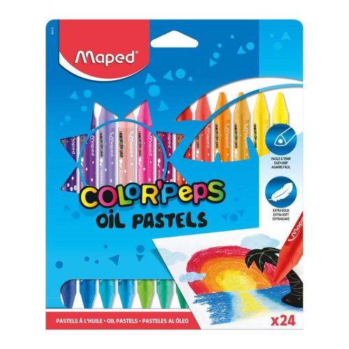 Maped Color Peps Olajpaszell Kréta 24 Szín/Csomag