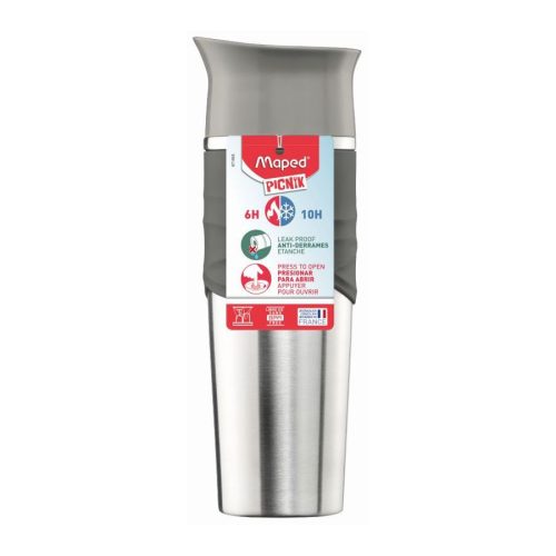 Maped Picnik Termosz Duplafalú 320 ml Rozsdamentes Acél Szürke Concept Adult