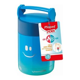   Maped Picnik Duplafalú Ételtartó 350 ml Rozsdamentes Acél Kék Concept Kids