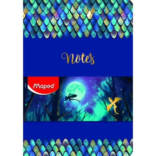 Maped Füzet A/5 Vonalas 80 Lapos Dragon