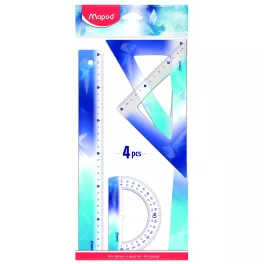   Maped Twist N Flex Vonalzó Készlet 30 cm Törhetetlen 4 Darab/Készlet Arctic