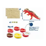 Maped Creativ Dínó Készítő Modellező Gyurma Készlet Dinos Factory T-Rex