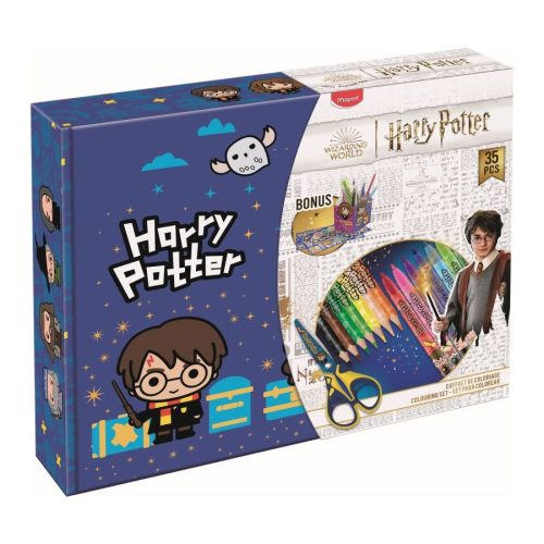 Maped Harry Potter Kids Színezőkészlet Kiegészítőkkel Maped 35 Darabos
