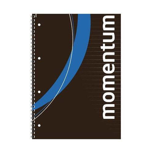 Victoria Paper Spirálfüzet A/4 Vonalas 90 lap Perforált Lyukasztott Momentum