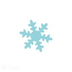 DP Craft Formalyukasztó Dekorgumihoz 25 mm Hópehely Minta