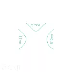 DP Craft Saroklyukasztó 3 in 1 Kerekített Sarkokhoz