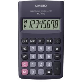 Casio HL 815 Zsebszámológép Fekete