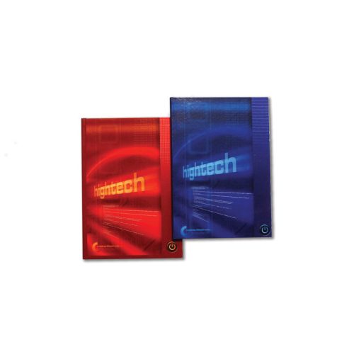 Beíró A/5 100 Lapos Négyzetrácsos Ragasztott High Tech