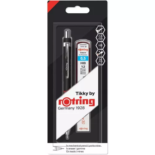 Rotring Tikky III Töltőceruza Készlet 0,5 mm