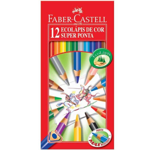 Faber Castell Színes Ceruza Készlet Háromszögletű Papagáj 12 Darabos