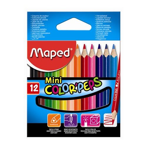 Maped Mini ColorPeps Színes Ceruza Készlet 12 Darabos