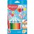 Maped Color Peps Maxi Színesceruza Készlet Háromszögletű Jumbo 12 Különböző Szín