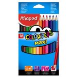 Maped Color Peps Maxi Színesceruza Készlet Háromszögletű Jumbo 12 Különböző Szín