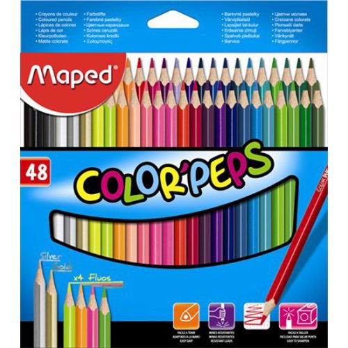 Maped Color Peps Színes Ceruza Készlet 48 Darabos