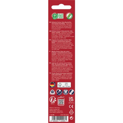 Faber Castell Grip Színes Ceruza Készlet 6 Darabos