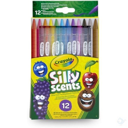 Crayola Csavard és Szagold Színes Ceruza Készlet 12 darab/doboz