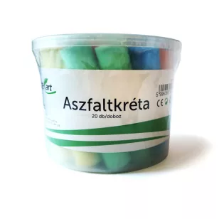 CreArt Aszfaltkréta Műanyag Hengerben 20 Darab/doboz