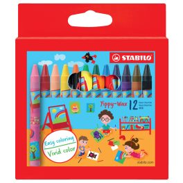 Stabilo Yippy-Wax Zsírkréta Készlet 12 Darab/Készlet