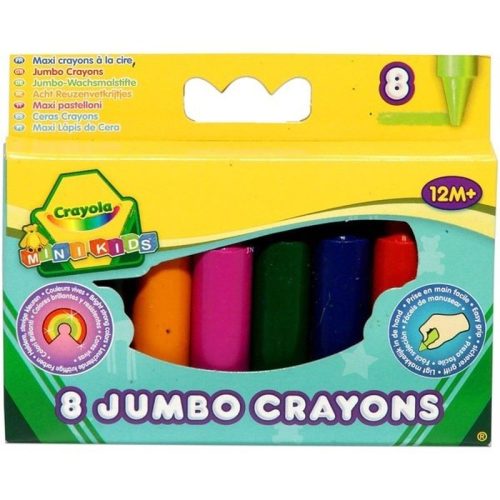 Crayola Jumbo Tömzsi Zsírkréta Készlet 8 Darab/doboz