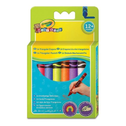 Crayola Mini Kids Tömzsi Háromszög Zsírkréta 16 Darab/doboz