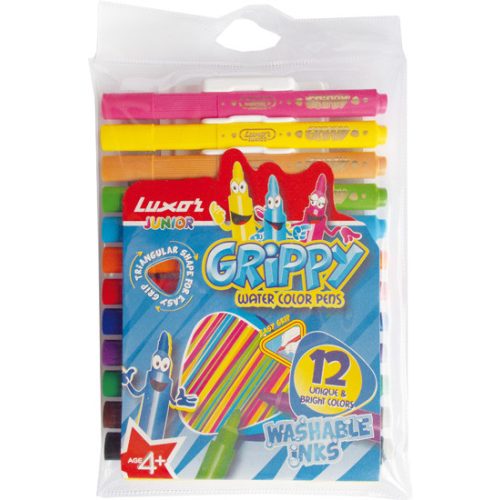 Luxor Grippy Trio Filctoll Készlet Háromszög Test 12 Darab/doboz