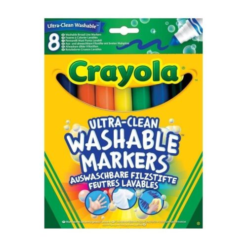 Crayola Filctoll Készlet Vastag Testű Extra Kimosható 8 Darab/doboz
